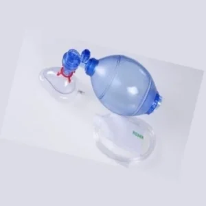 Silicon Ambu bag manual resuscitator with mask for emergency use