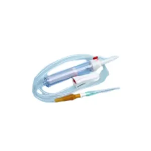 Sterile blood giving set for safe transfusion procedures