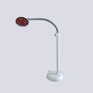 Infrared lamp stand for therapeutic heat treatment in medical care