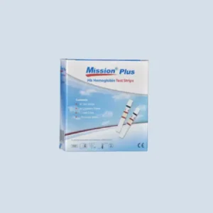 Mission Plus HB Strips for hemoglobin testing with accurate results