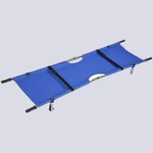Portable emergency stretcher for patient transport in hospitals and ambulances