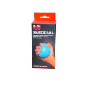 Stress relief squeeze ball for hand exercise, therapy, and relaxation