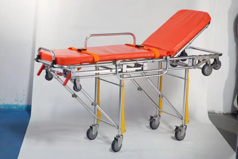 Ambulance stretcher designed for safe and comfortable patient transport